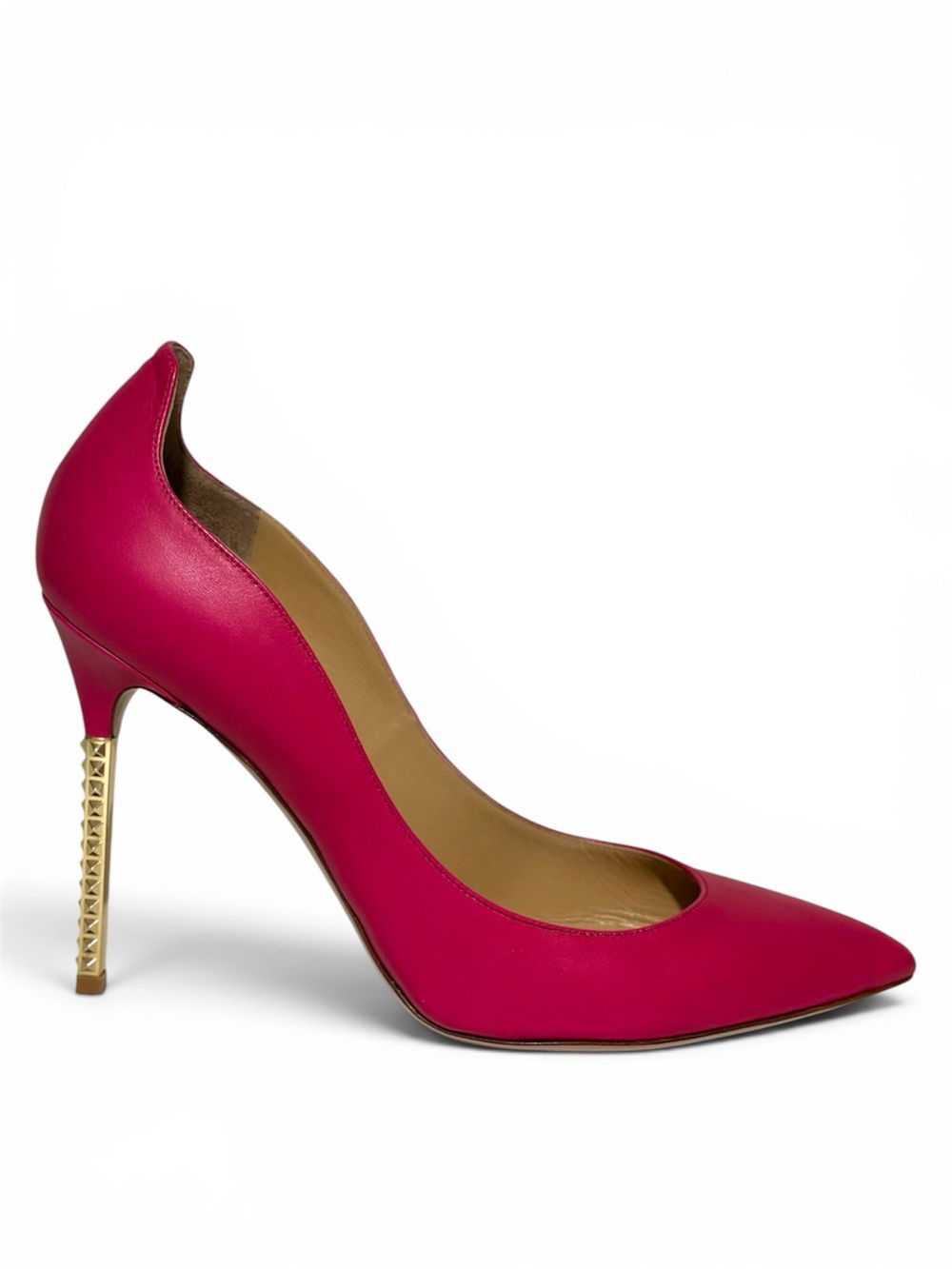 Valentino Garavani Extreme Rockstud Heel Pump Cyclamin Pink size 40 US 10 - Picture 2 of 16